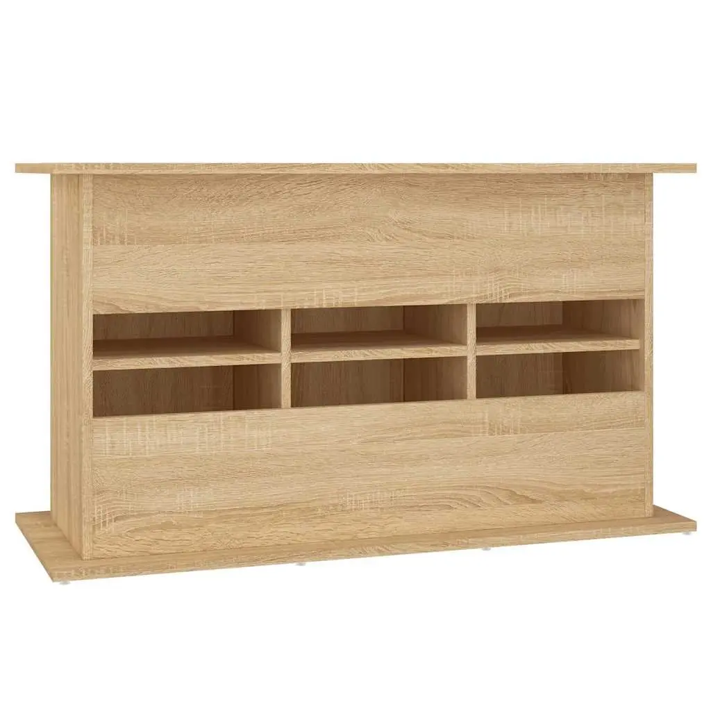 Aquarium Stand Brown 101x41x58cm Engineered Wood with 6 Storage Compartments