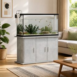 Grey Aquarium Stand for Fish Tanks