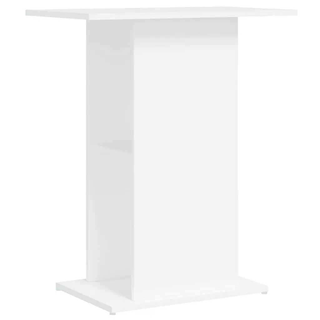 Aquarium Stand White 60.5x36x72.5cm Open Storage Shelf