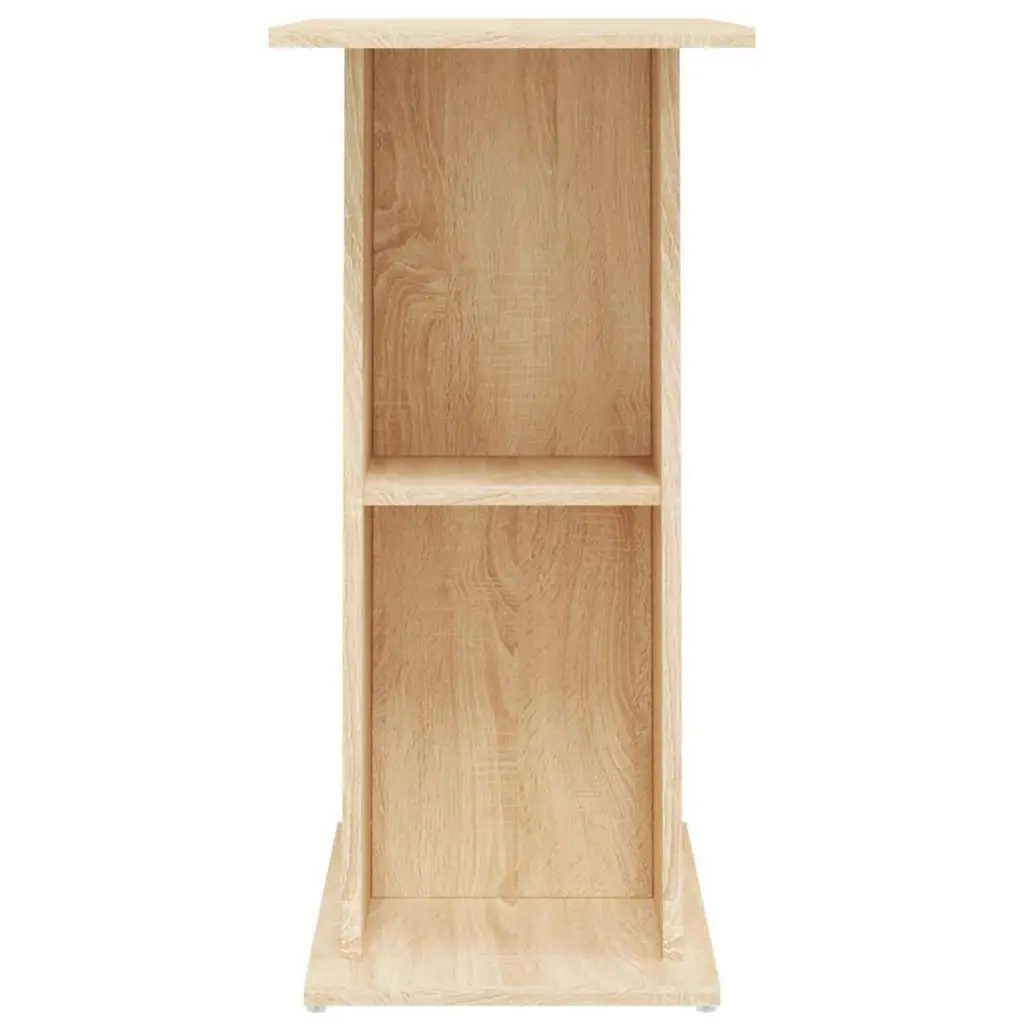 Aquarium Stand Brown Engineered Wood Fish Tank Display Cabinet Storage