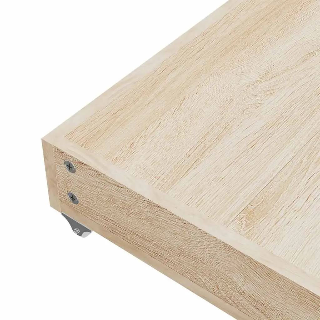 Under Bed Storage Drawers Grey 2 pcs Engineered Wood Velvet Easy-Glide Wheels