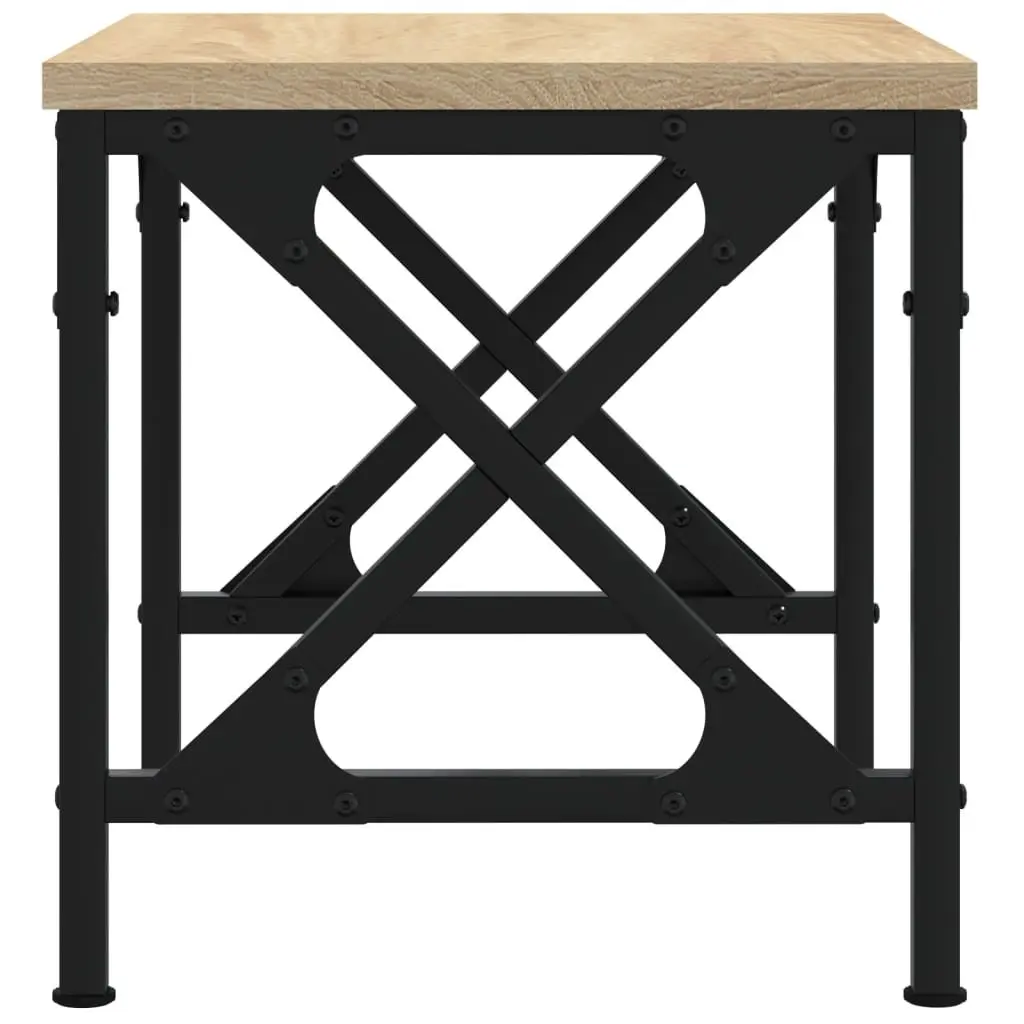 Printer Stand Brown Engineered Wood Single Shelf Storage Organiser