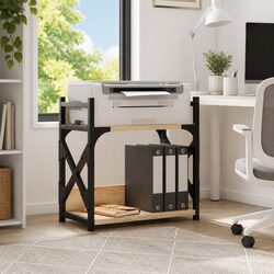 Compact and Efficient 2-Tier Printer Stand