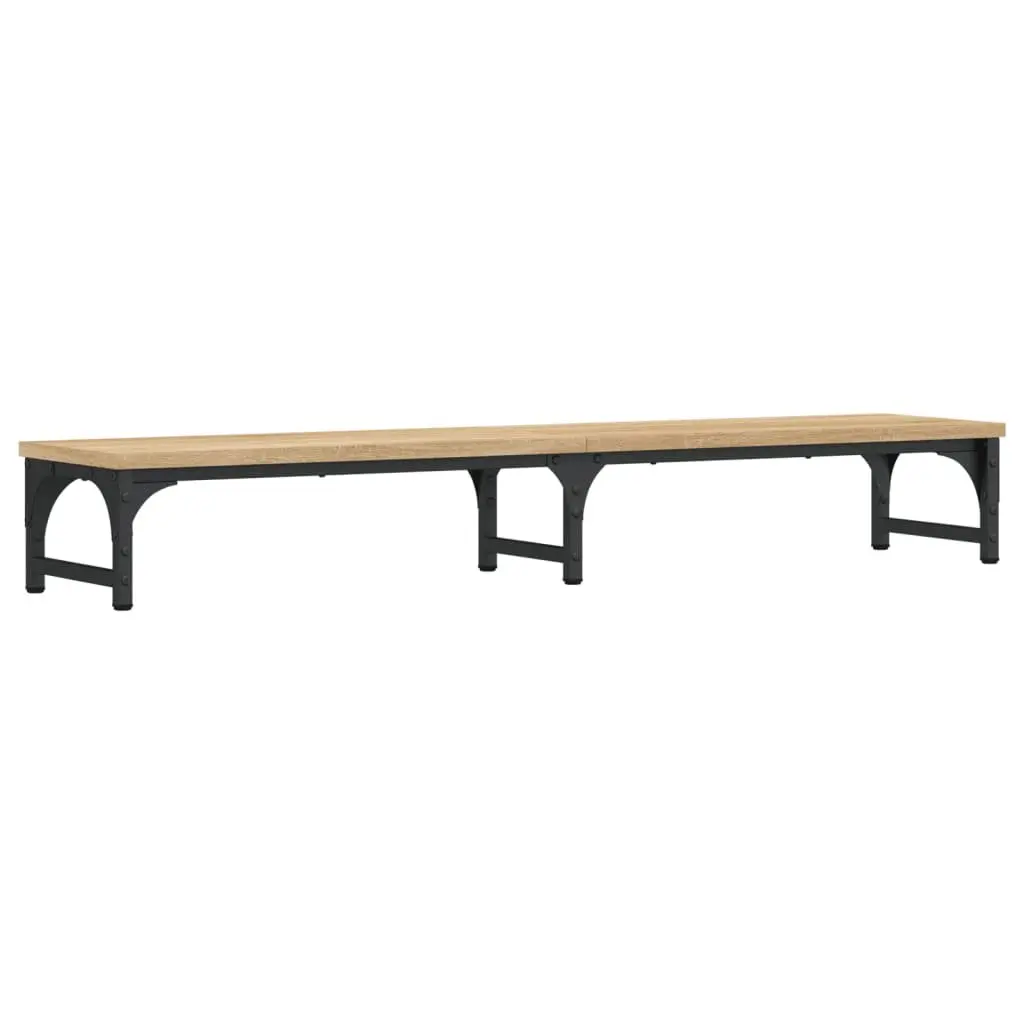 Monitor Stand Riser Sonoma Oak Computer Desk Organizer Storage Space Adjustable