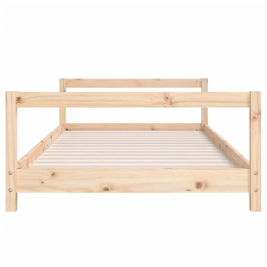 Kids Bed Frame 90x190 cm Solid Pine Wood Single Toddler Children Bedroom