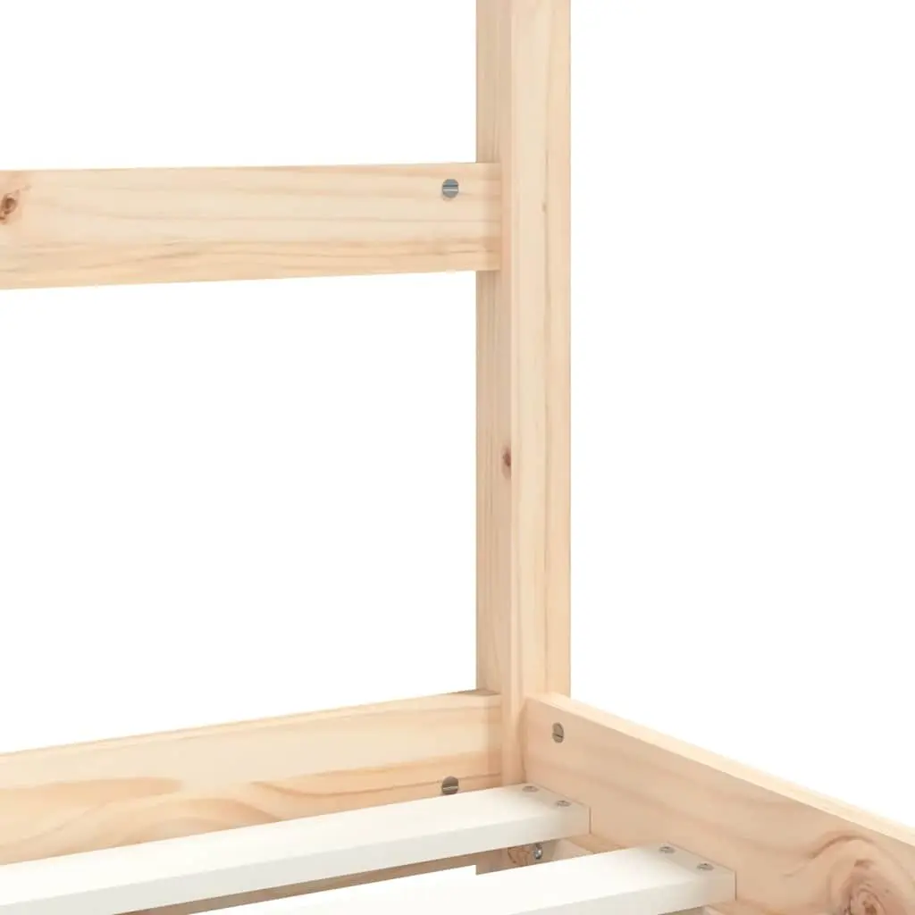 Kids Bed Frame with Storage Drawers 90x190 cm Solid Pine Wood Toddler
