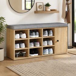 Compact Shoe Bench with Efficient Storage Solutions