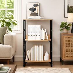 Bookshelf Bookcase Sonoma Oak 50x33x82cm Storage Shelf Home Office Display Rack