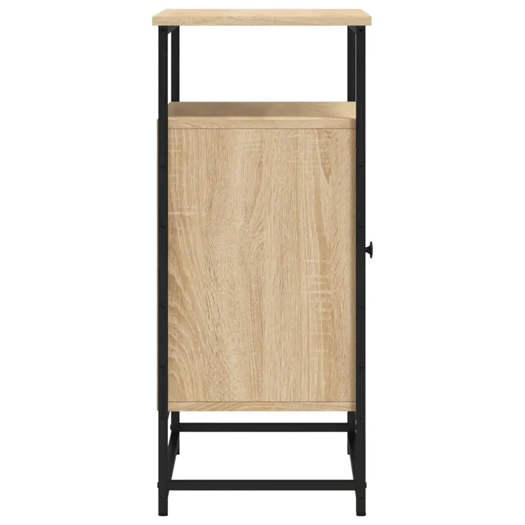 Sideboard Storage Cabinet Brown 69x35x80cm Engineered Wood Buffet