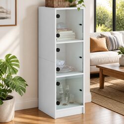 White Highboard Storage Cabinet – Simple Yet Stylish