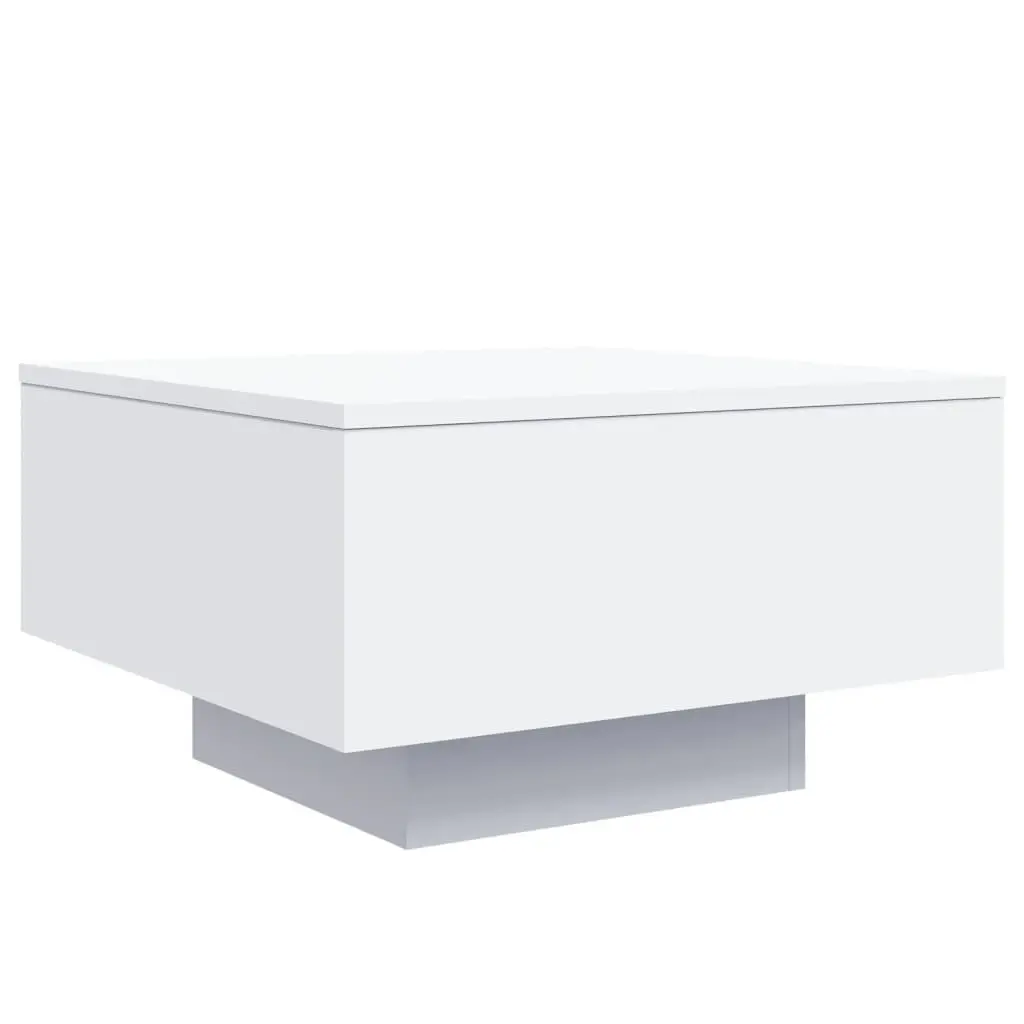Coffee Table White Modern Living Room Accent Side Tea Table Sofa Furniture