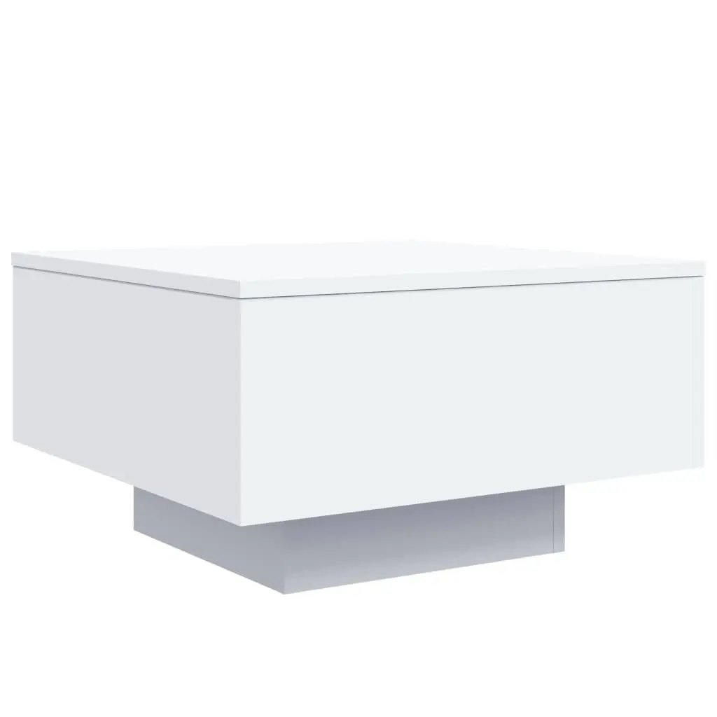 Coffee Table White Modern Living Room Accent Side Tea Table Sofa Furniture