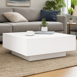 White Coffee Table 80x80x31cm