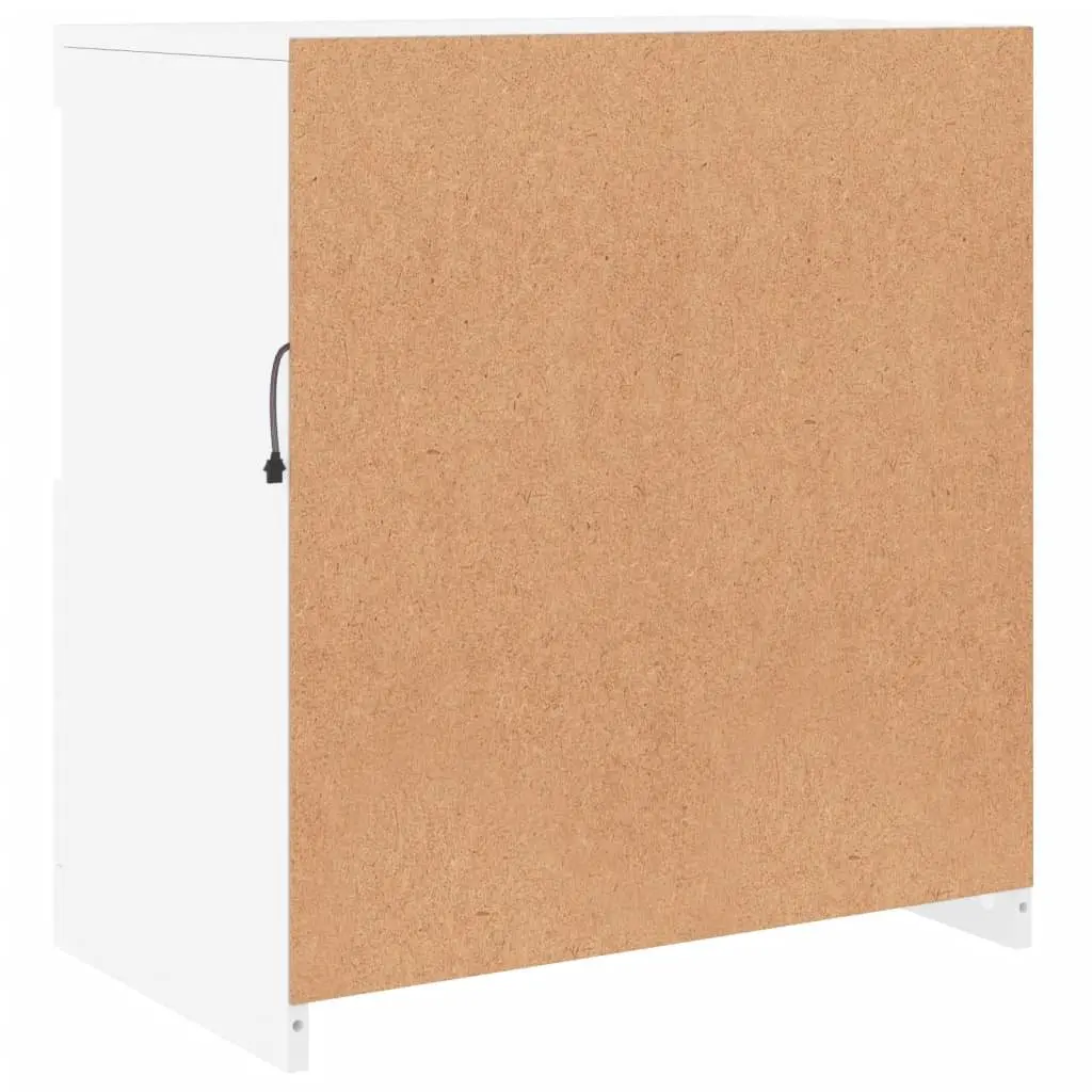 Sideboard White RGB LED Storage Cabinet Modern Display Unit