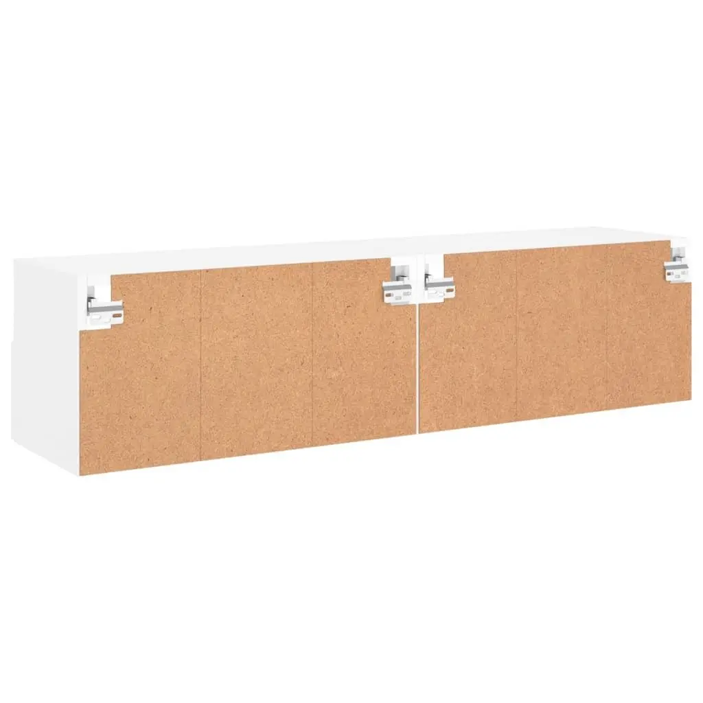 White Floating TV Wall Cabinet for Organization