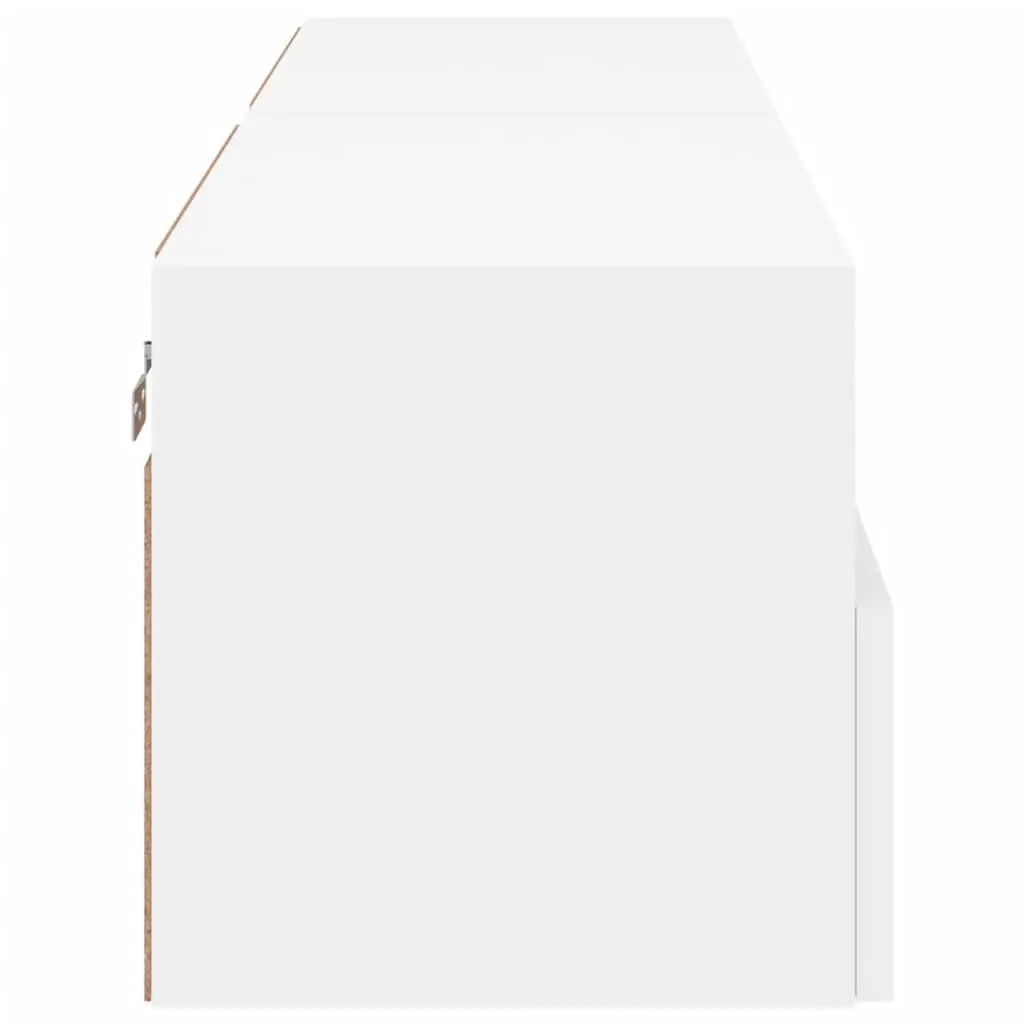 White Floating TV Wall Cabinet for Organization