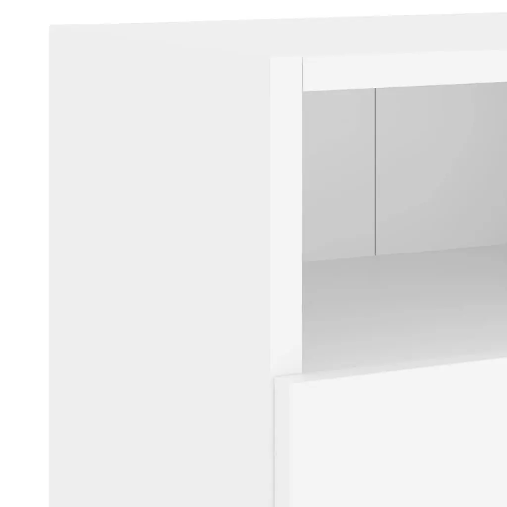 White Floating TV Wall Cabinet for Organization