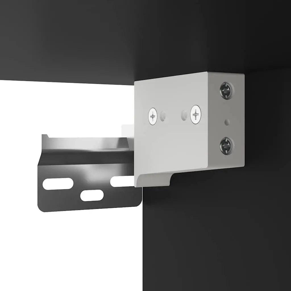 Wall-Mounted Black TV Cabinets
