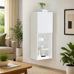 Compact and Stylish TV Cabinet with LED Features