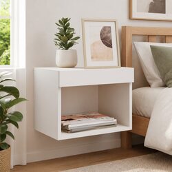 Bedside Cabinet with RGB LED Lights for Smart Living