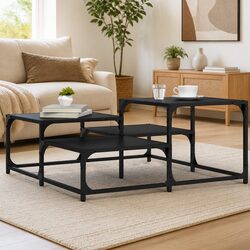 A Simple Yet Stylish Black Square Coffee Table