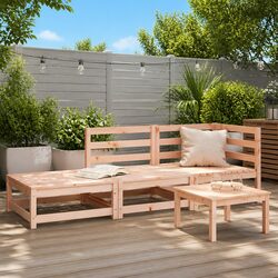 Compact and Stylish 2-Seater Garden Sofa with Footstool