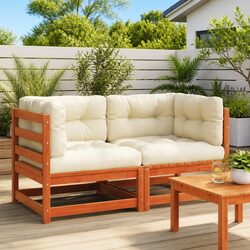 2 pc Modular Outdoor Sectional Sofa with Cushions