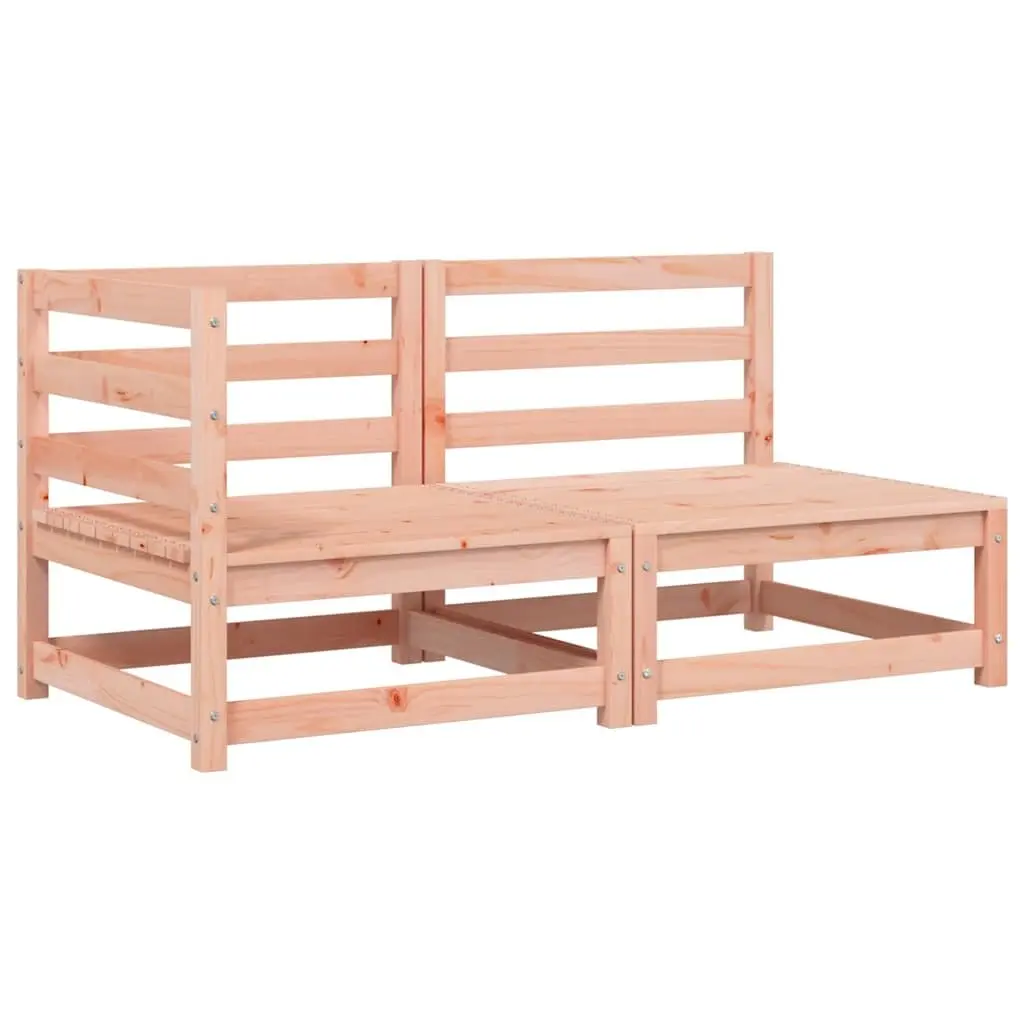 2-Seater Outdoor Garden Sofa with Cushions Solid Wood Patio Sectional Lounge