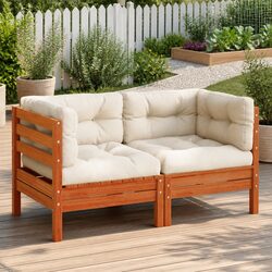 Compact Outdoor Sectional Sofa Corner Unit - 2 Pieces