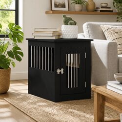 Friendly Black Dog Crate Furniture: The Perfect Fit for You