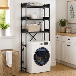 3-Tier Washing Machine Shelf Organizer