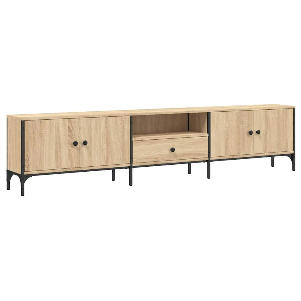 Brown TV Cabinet with Ample Storage Space