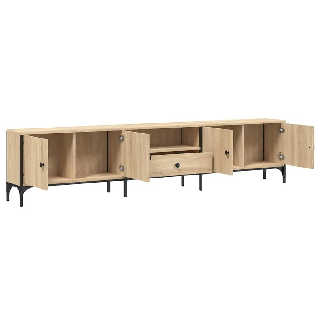 Brown TV Cabinet with Ample Storage Space