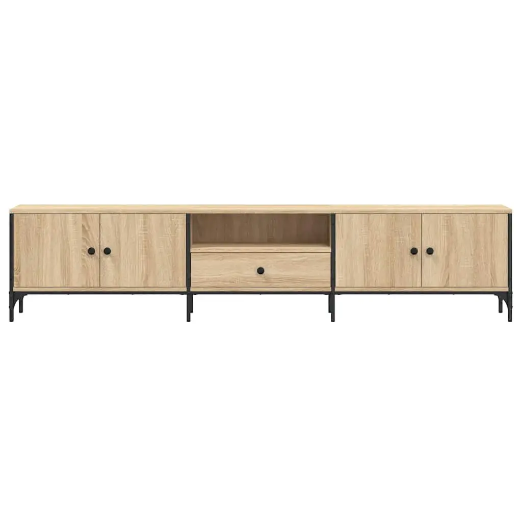Brown TV Cabinet with Ample Storage Space