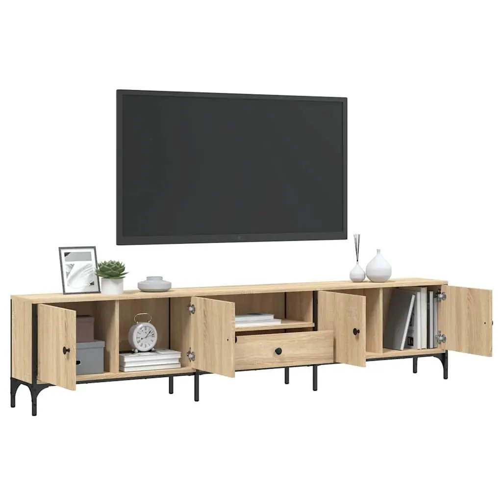 Brown TV Cabinet with Ample Storage Space