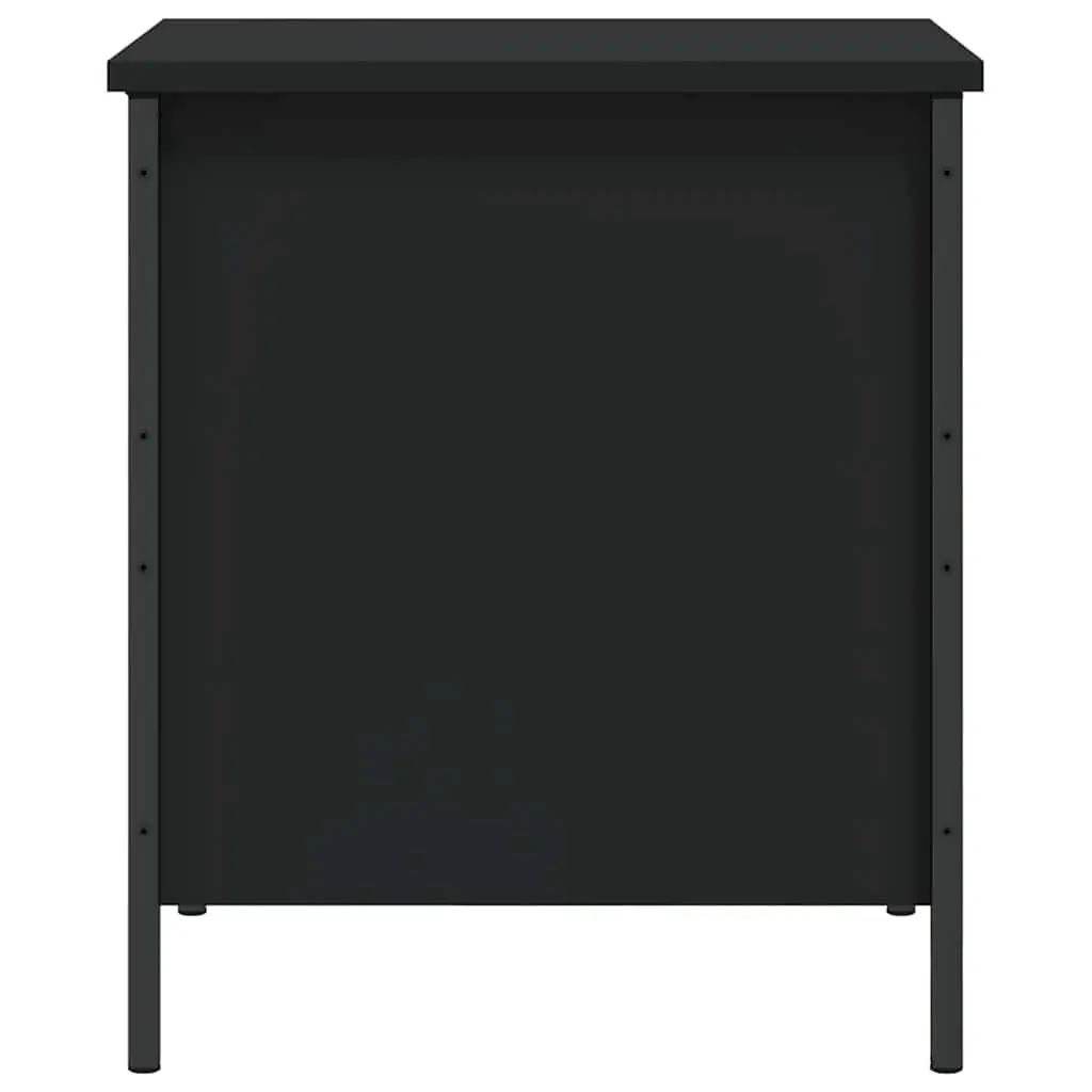 Storage Bench Black Hallway Entryway Seat Shoe Organiser Bedroom End Bed