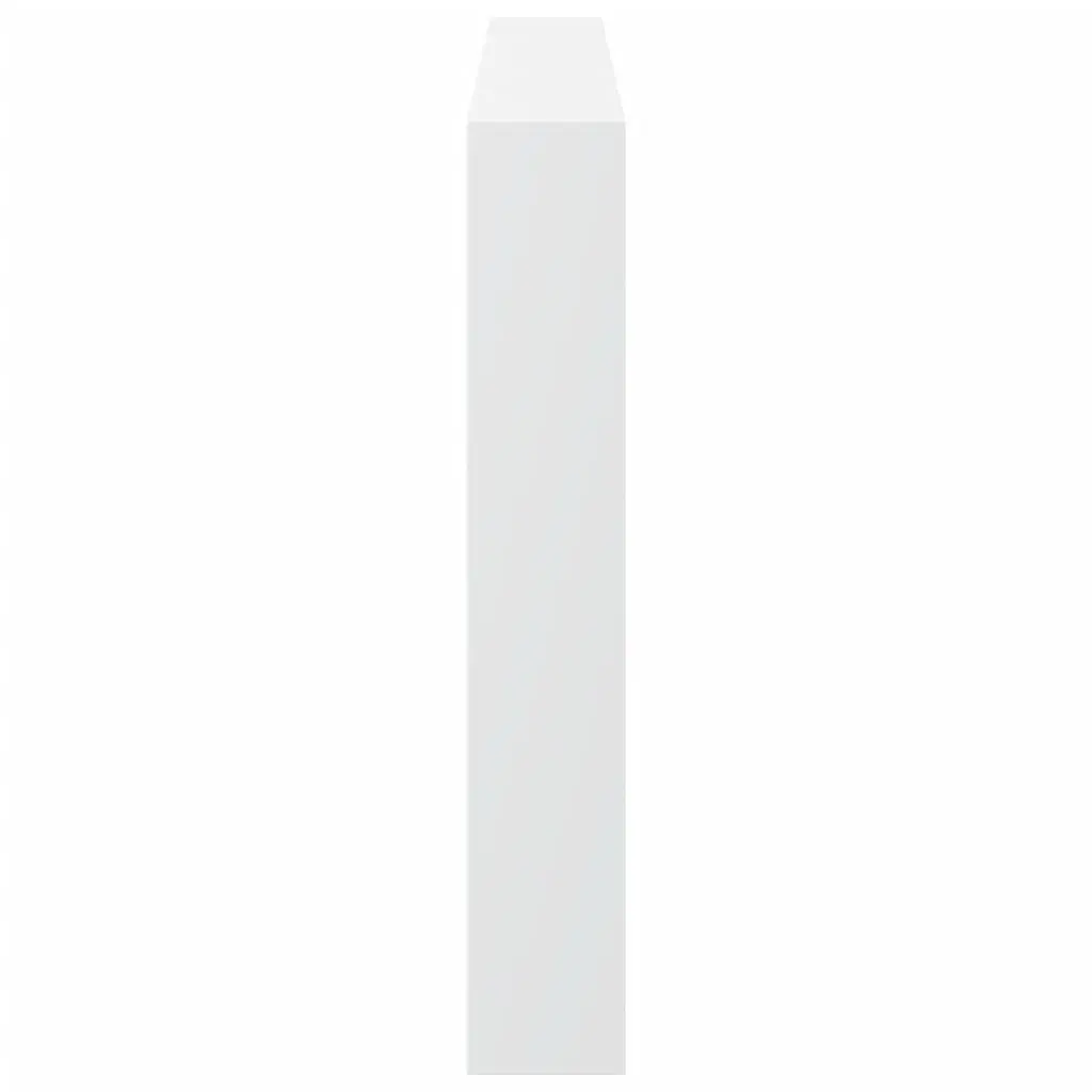 Headboard Cabinet White 180cm RGB LED Lights Storage Display
