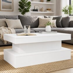Compact RGB LED Coffee Table: Style Meets Function
