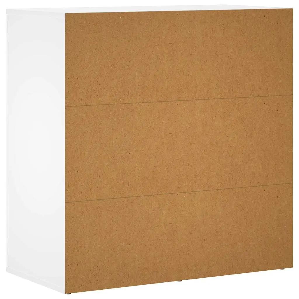 Sideboard White 79x38x80 cm Storage Cabinet Engineered Wood Furniture