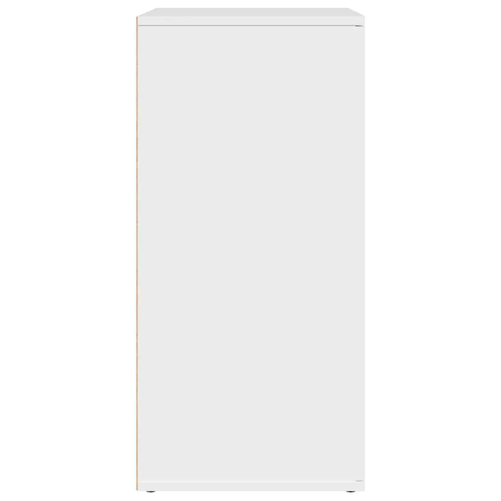Sideboard White 79x38x80 cm Storage Cabinet Engineered Wood Furniture