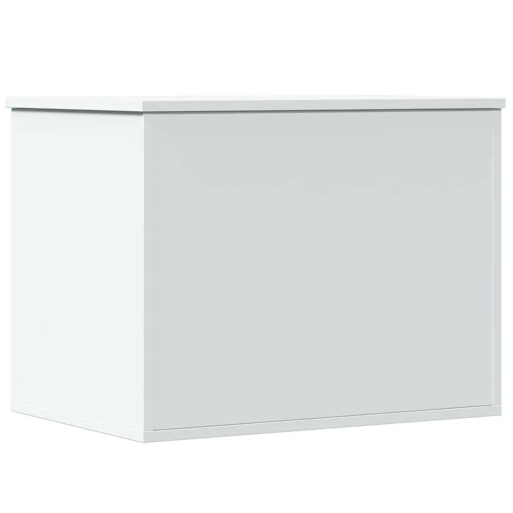 Storage Chest White 60x42x46 cm Engineered Wood Toy Box Organiser Furniture