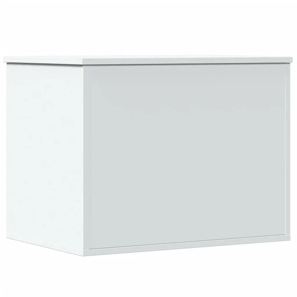 Storage Chest White 60x42x46 cm Engineered Wood Toy Box Organiser Furniture