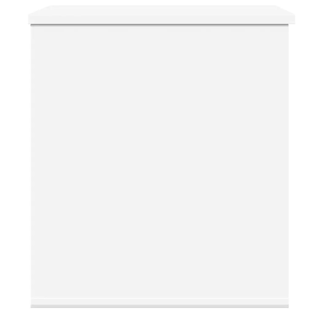 Storage Chest White 60x42x46 cm Engineered Wood Toy Box Organiser Furniture