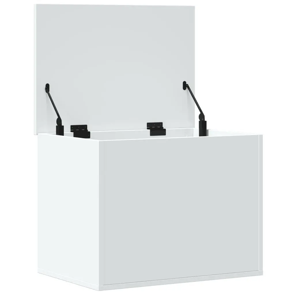 Storage Chest White 60x42x46 cm Engineered Wood Toy Box Organiser Furniture
