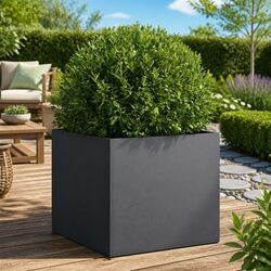 Anthracite Planter Box with Sturdy Frame