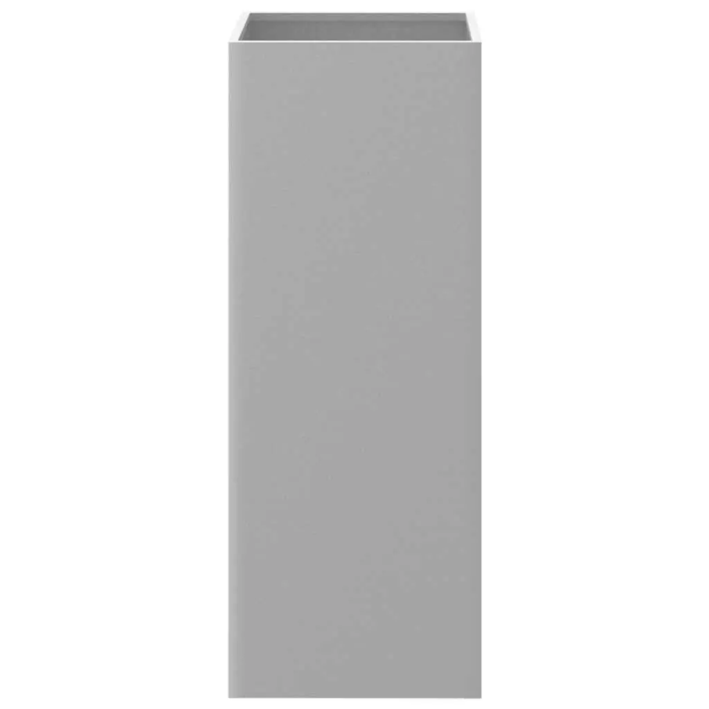 Garden Planter Silver Galvanised Steel Raised Bed Outdoor Patio