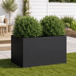 Compact and Durable Steel Planter Box