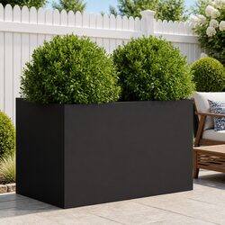 Compact Steel Planter Box for Effortless Gardening