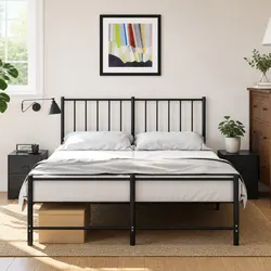 Bedside Cabinets 2 pcs Black Storage Tables Bedroom Nightstand Furniture Set