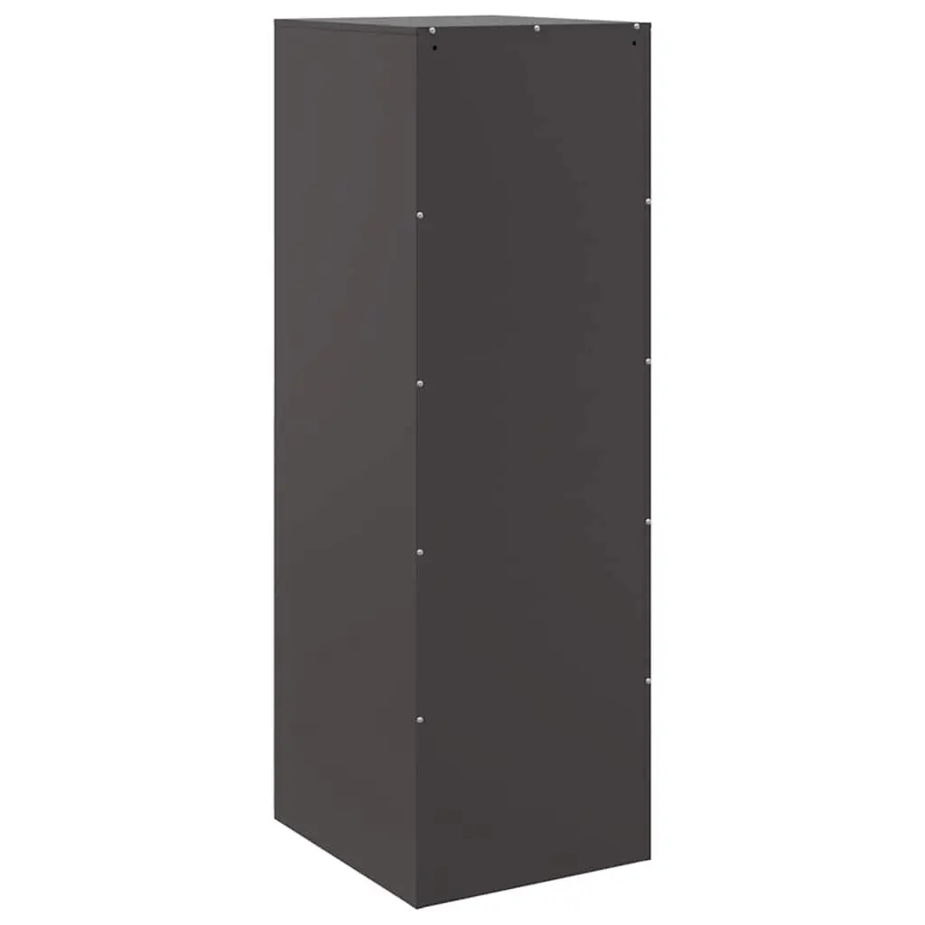 Sideboard Storage Cabinet Black 34.5x39x107 cm Durable Cold-Rolled Steel Compact Living Room Furniture